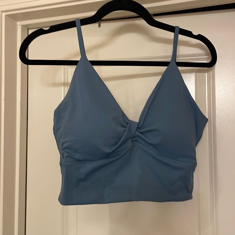 Dusty Blue Padded Tank Top